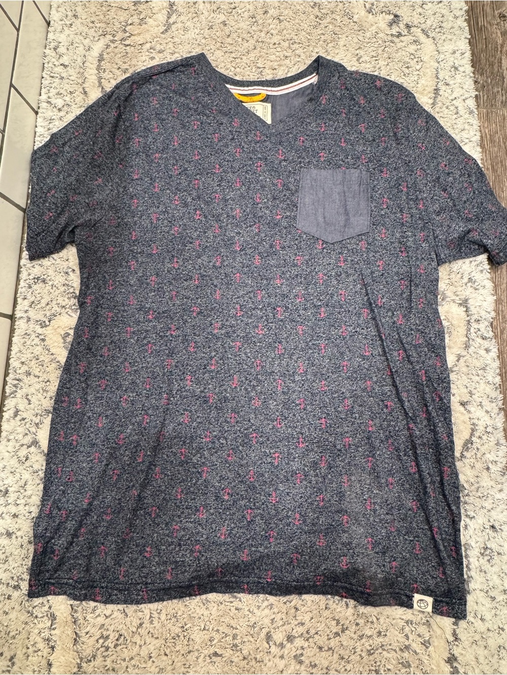 Men’s Free Planet Nautical V-neck Tee
